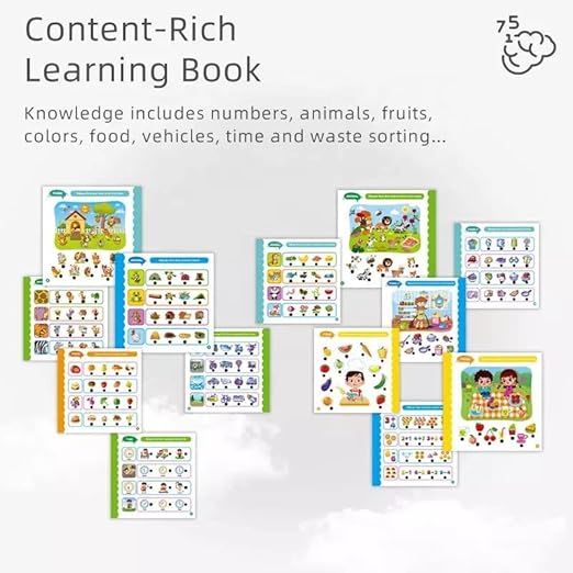 Educational Book With Sound Pen – Kids Intelligence & Learning Boost | Ages 3–8 Years