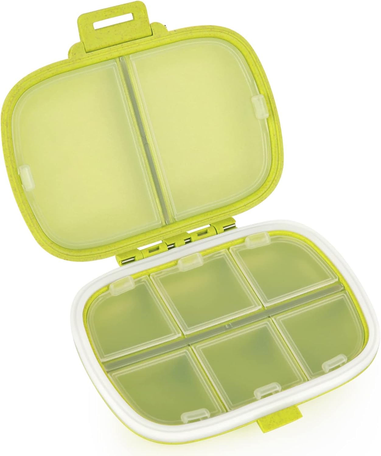 Travel Pill Organizer 8 Compartments Portable Pill Box Medicine Organizer