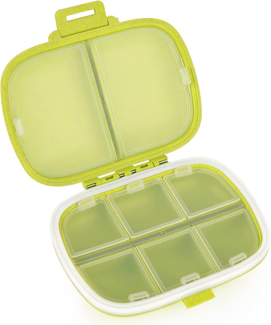 Travel Pill Organizer 8 Compartments Portable Pill Box Medicine Organizer