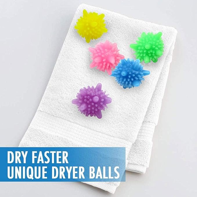 Washer Balls, Reusable Tangle-Free Eco-Friendly Laundry Scrubbing Balls, Solid Colorful Laundry Washing Balls Enhance Your Machine Cleaning Power (4  Pcs)