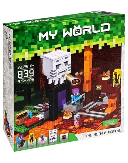 My World 476-Piece Building Block Set – Creative Educational Construction Toy For Kids