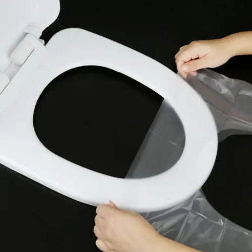 Travel Disposable Toilet Seat Cover Waterproof Portable WC Pad Toilet Mat (Set of 4)