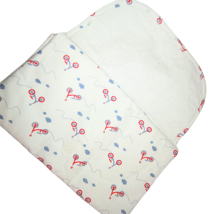 Organic Cotton Double Muslin Baby Swaddle Wraps with Blanket & Pillow – Soft & Comfortable (46 x 65 cm)