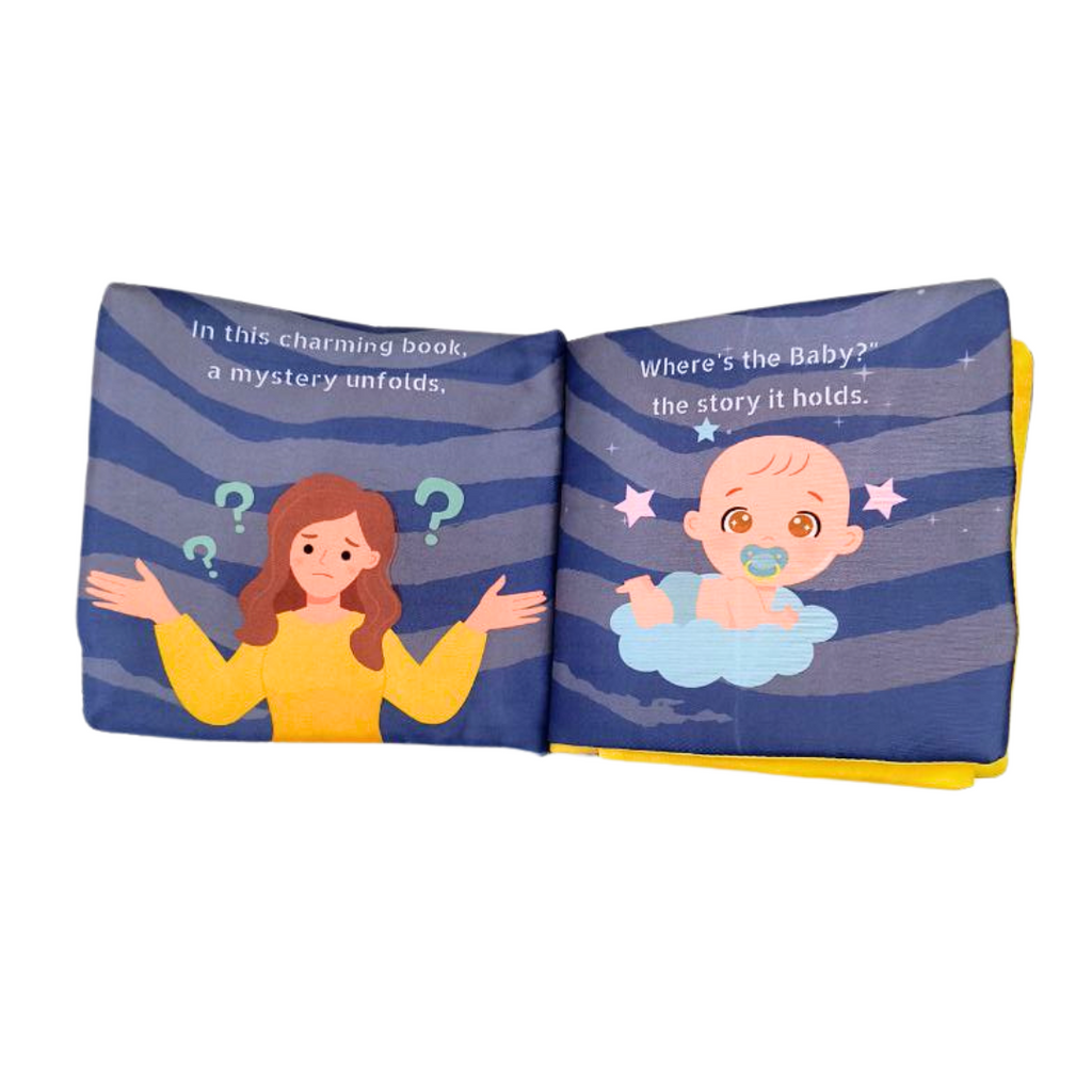 PIK A BOO  Baby's Peek-A-Boo  Exclusive Cloth Book Flap and Crinkle Pages