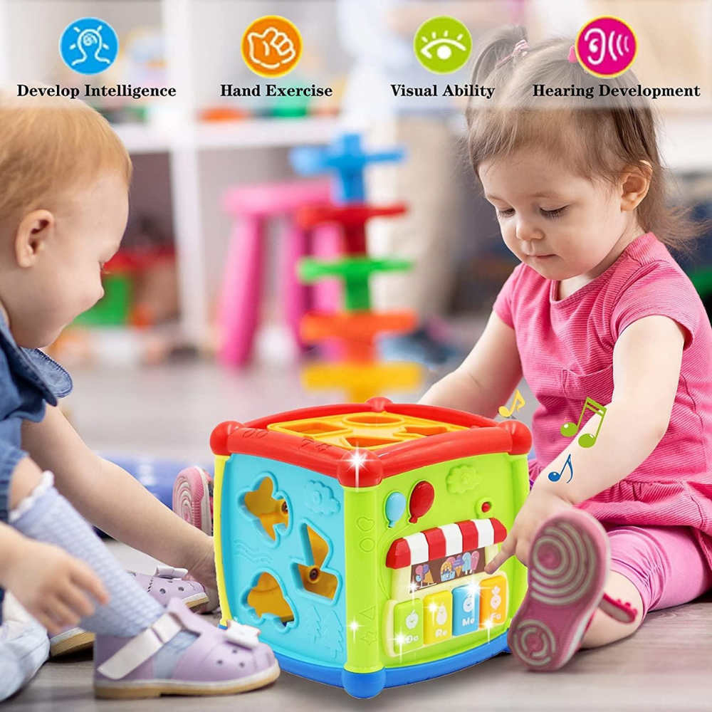 6-in-1 Learning Activity Cube | Early Education Toy