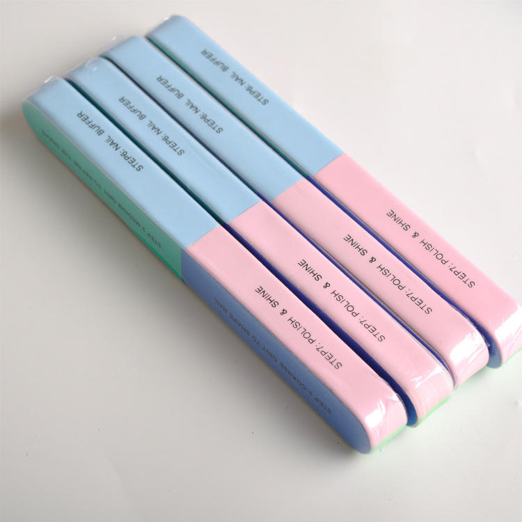 7-Step Nail File & Buffer – Washable Emery Board 1 Pc