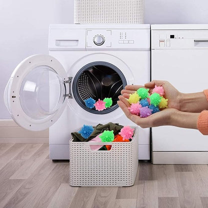 Washer Balls, Reusable Tangle-Free Eco-Friendly Laundry Scrubbing Balls, Solid Colorful Laundry Washing Balls Enhance Your Machine Cleaning Power (4  Pcs)