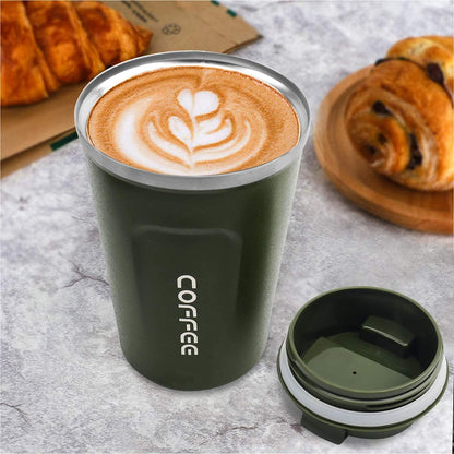 Coffee Mug Tumbler Stainless Steel Temperature Vacuum Insulated | Travel Cup for Home, Office, Outdoor 380/510 ML (4316)