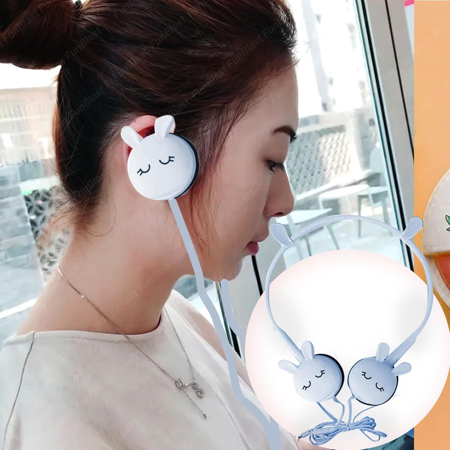 Lucky Kids Wired Earphones Ages 3+ | Comfy Volume-Limit Safe Headphones