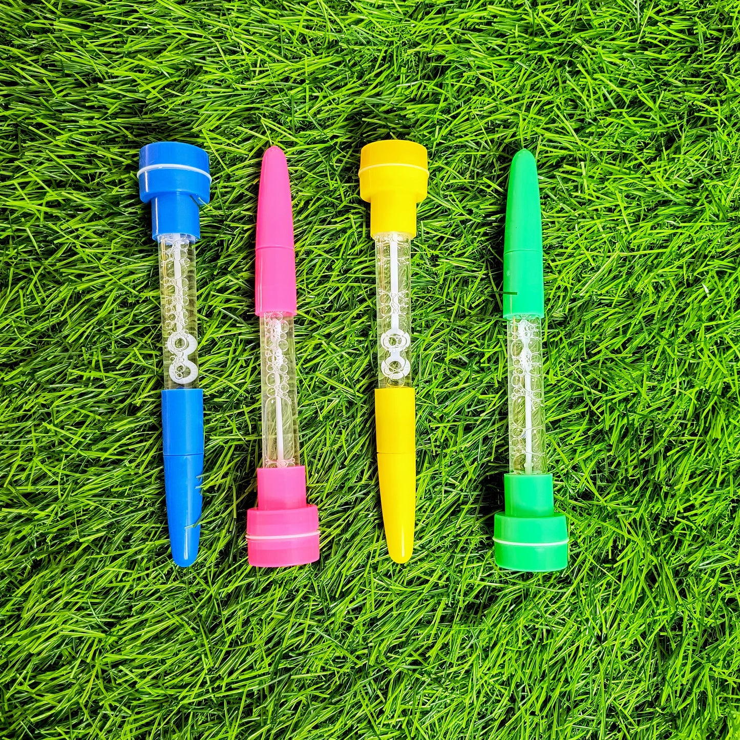 4-in-1 Multifunctional Pen for Kids: Includes Stamp, Bubbles, Light, and Pen – Fun for Boys and Girls (Any one)