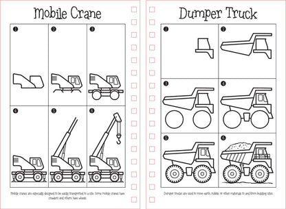 Scratch & Draw Book - Construction Site