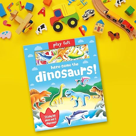 Soft Felt Play Books : Dinosaurs