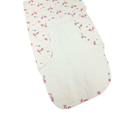 Organic Cotton Double Muslin Baby Swaddle Wraps with Blanket & Pillow – Soft & Comfortable (46 x 65 cm)