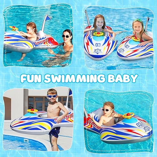 Motor Boat Swimming Float Tube: The Perfect Learning Ring for Kids & Babies