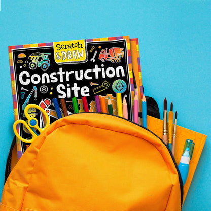 Scratch & Draw Book - Construction Site