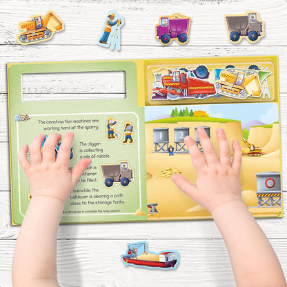 Soft Felt Play Books: Construction site