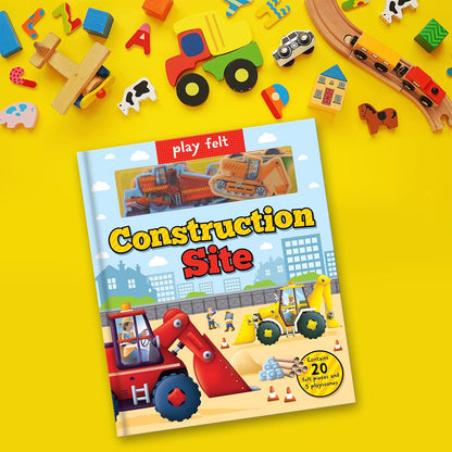 Soft Felt Play Books: Construction site