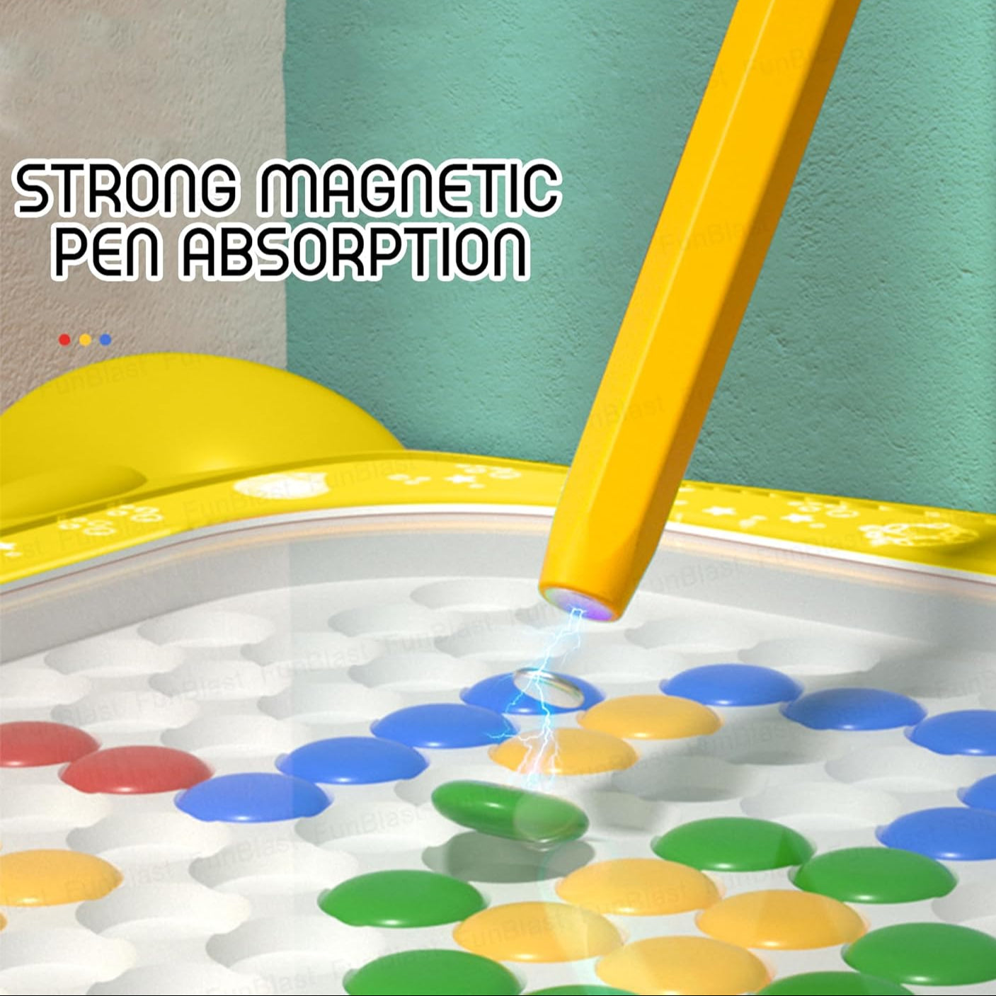 Crab Magnetic Beads Board Game – MagPad Drawing Board with Pen Toy | Montessori Activity