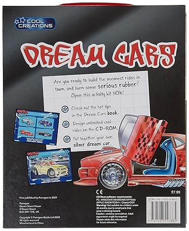 Dream Cars A Cool Car Activity Kit