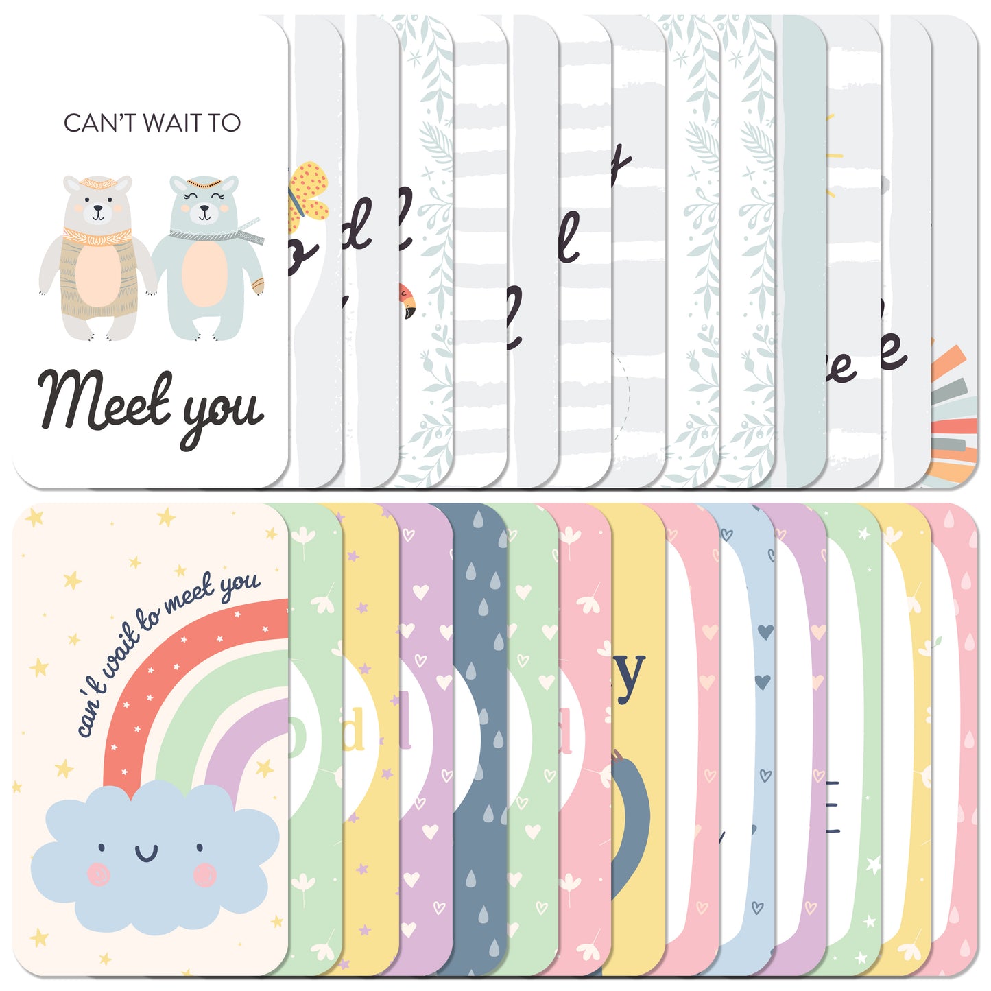 Baby Milestone Card Set: Capture Every Precious Moment.