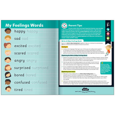 Junior Explorers Write & Wipe Feelings