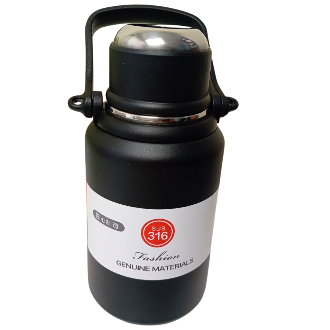 900ml Thermos Flask: Double Wall Insulation for Hot & Cold Beverage Large Capacity