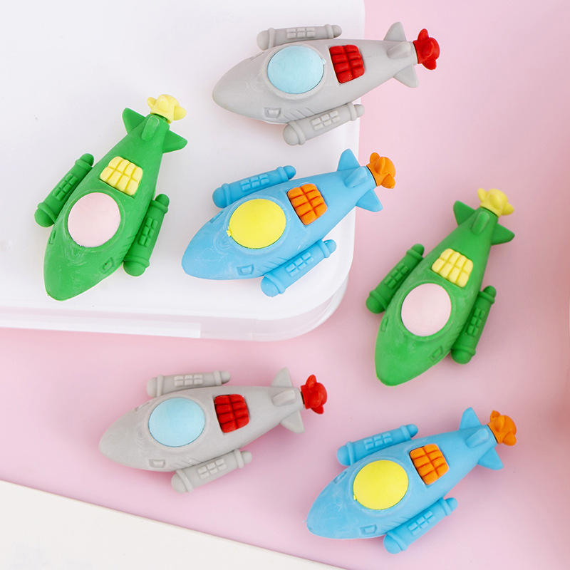 Aeroplane Eraser – Fun Shaped Stationery for Kids & School
