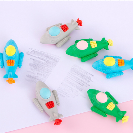 Aeroplane Eraser – Fun Shaped Stationery for Kids & School