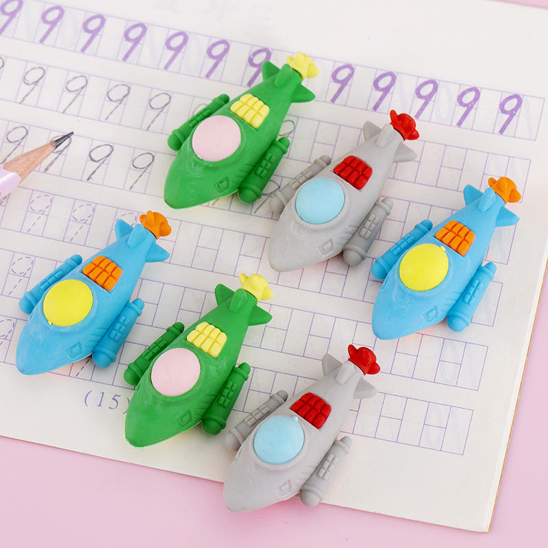 Aeroplane Eraser – Fun Shaped Stationery for Kids & School