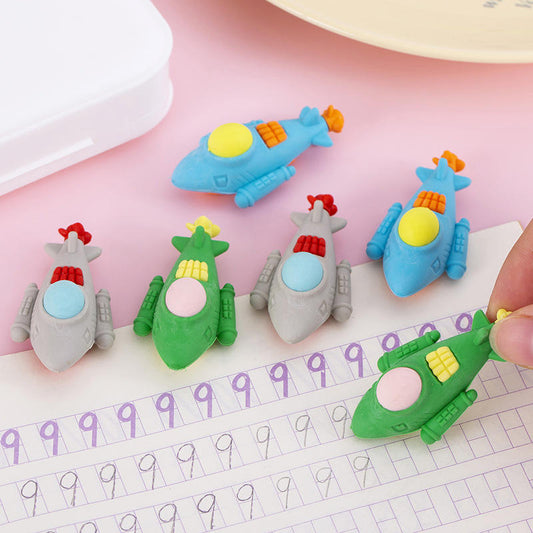 Aeroplane Eraser – Fun Shaped Stationery for Kids & School