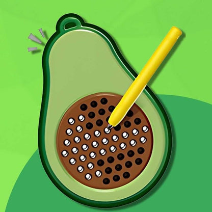 Avocado Magnetic Dot Board – Montessori Sensory Toy