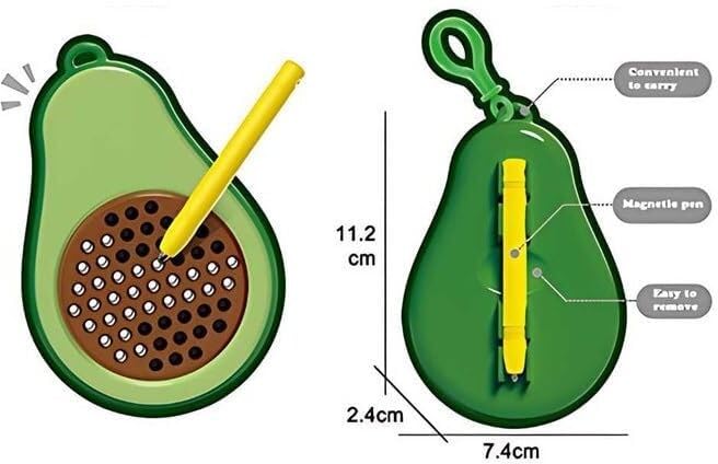 Avocado Magnetic Dot Board – Montessori Sensory Toy