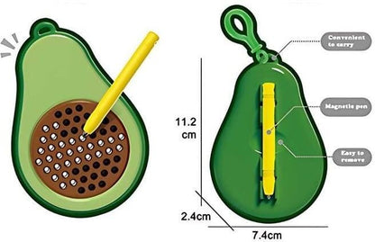 Avocado Magnetic Dot Board – Montessori Sensory Toy