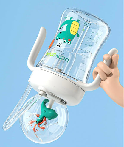 🌟 Rotating Training Water Bottle – 240ml Leak-Proof Sipper Cup for Toddlers & Preschoolers | Safe & Durable BPA-Free Hydration for Little Kids 🚰