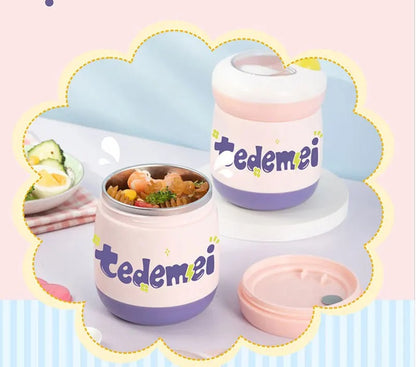 Baby Stainless Steel Soup Container Cup Lunch Bento Kids 450 ml