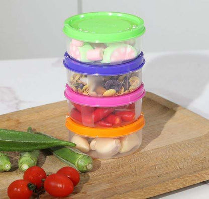 Baby Snack Storage Containers – BPA-Free 6-Box Set with Leakproof Travel Lids