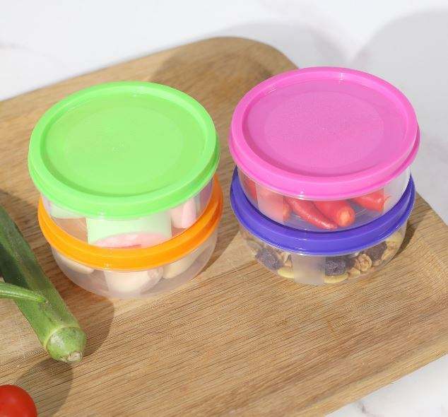Baby Snack Storage Containers – BPA-Free 6-Box Set with Leakproof Travel Lids