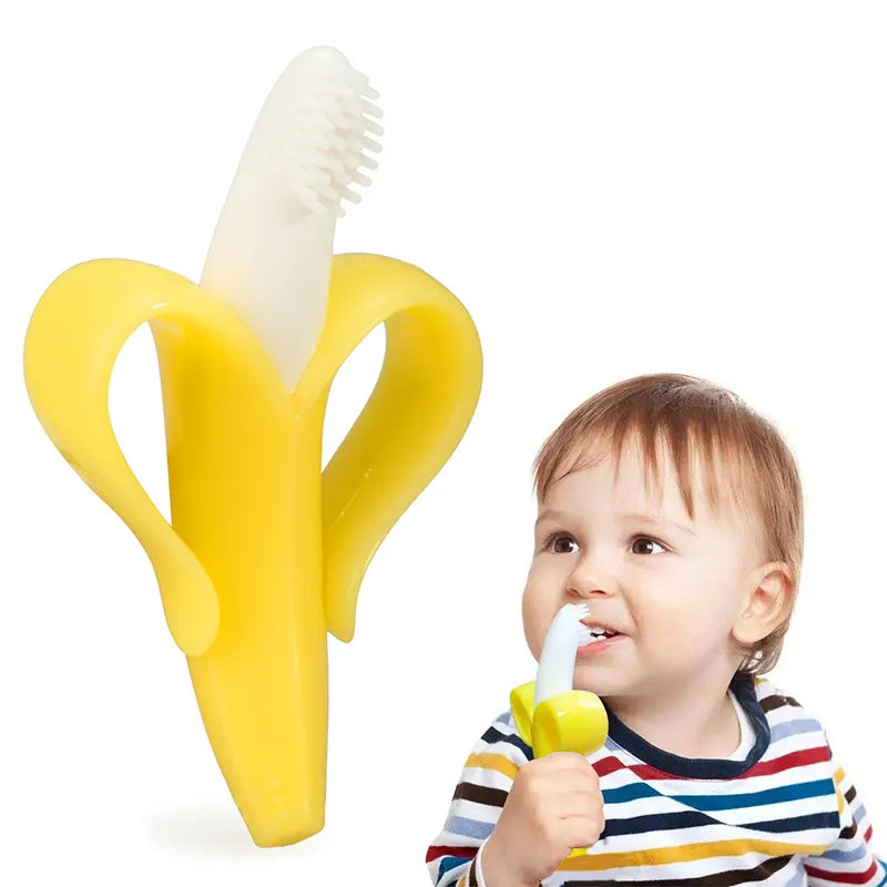 Banana Bendable Training Toothbrush Baby Infant