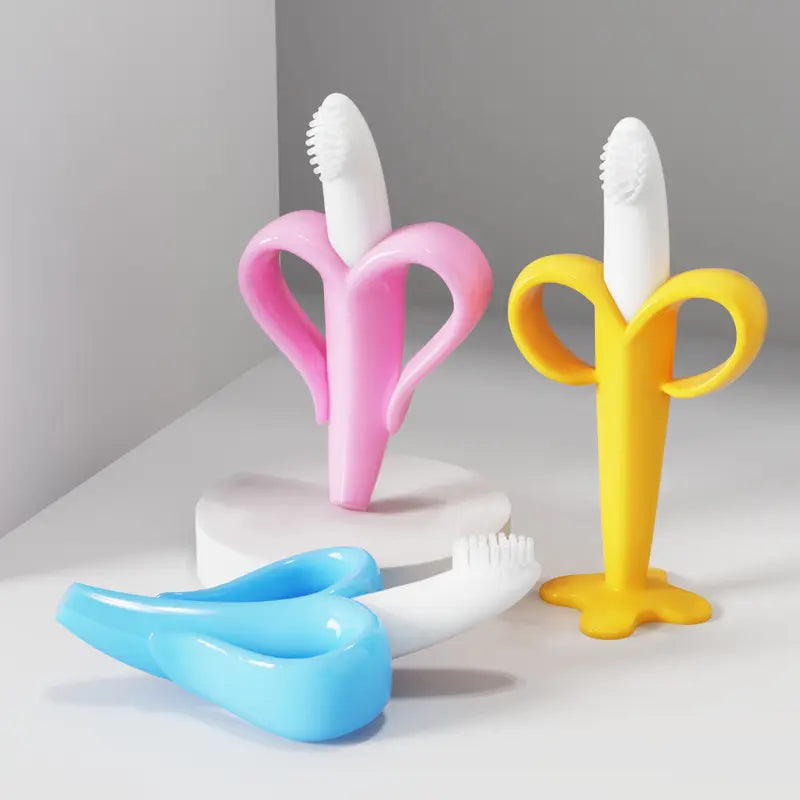 Banana Bendable Training Toothbrush Baby Infant