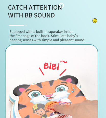 Bath Books for Infants Toddlers with Squeaky Sound