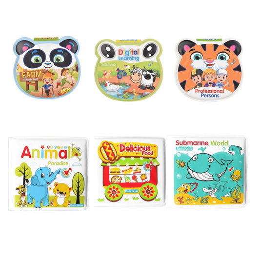 Bath Books for Infants Toddlers with Squeaky Sound