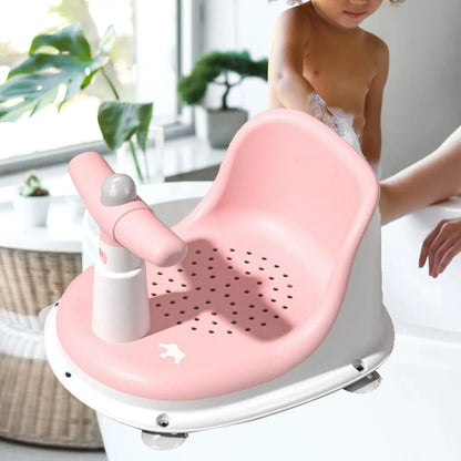 Baby Bath Tub Seat with Squeaker Sound