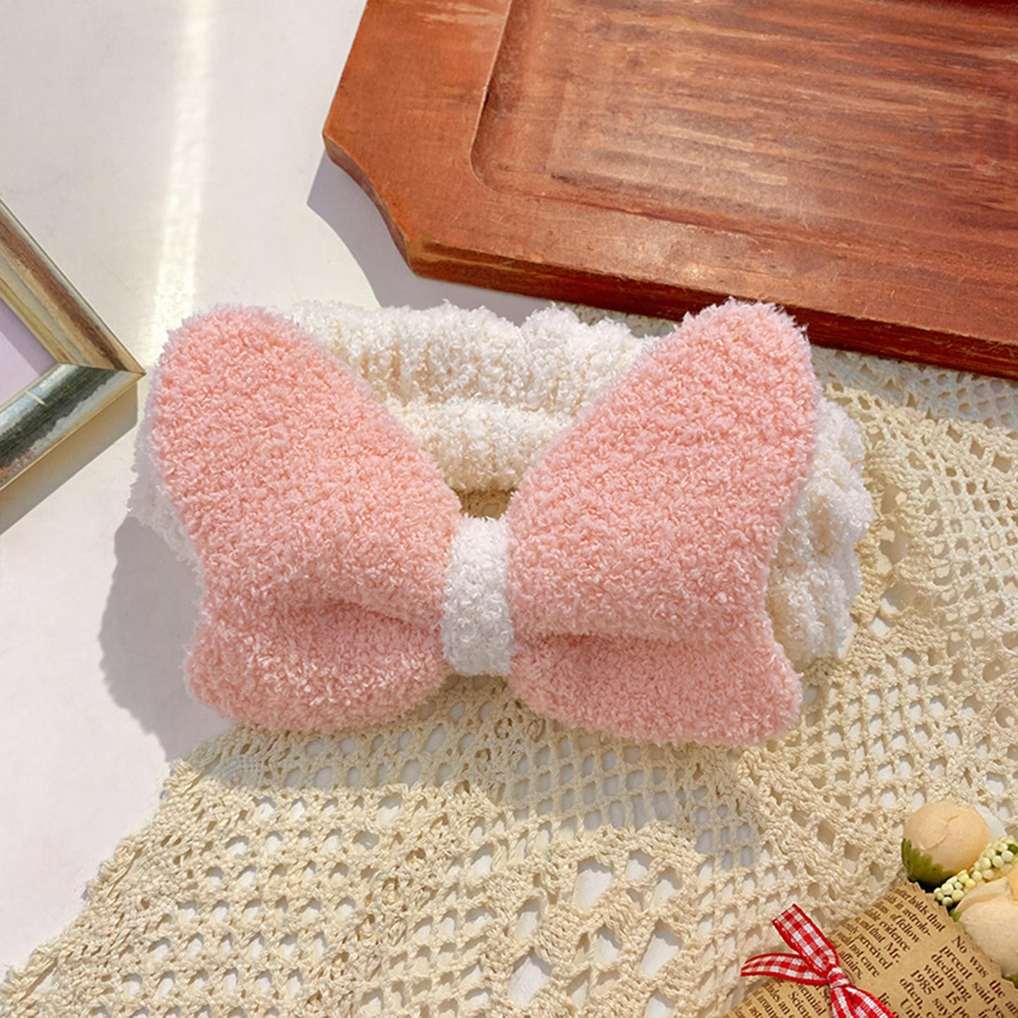 Big Bow Hair Band – Soft & Stylish for Face Washing & Makeup