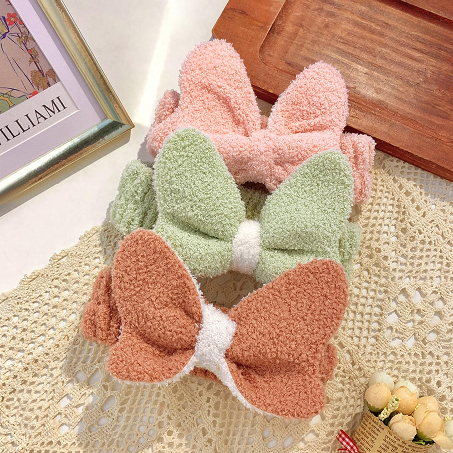 Big Bow Hair Band – Soft & Stylish for Face Washing & Makeup