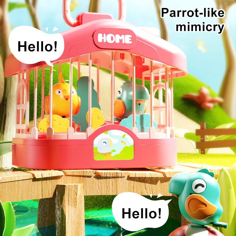 Chulbuli Musical Birdcage Interactive Toy with Lights for Babies Toddlers