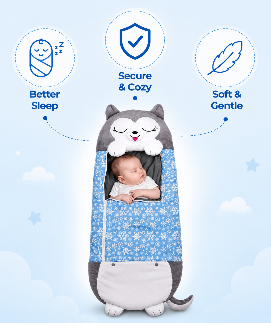 Blanket & Pillow Soft Travel Friendly with Zip