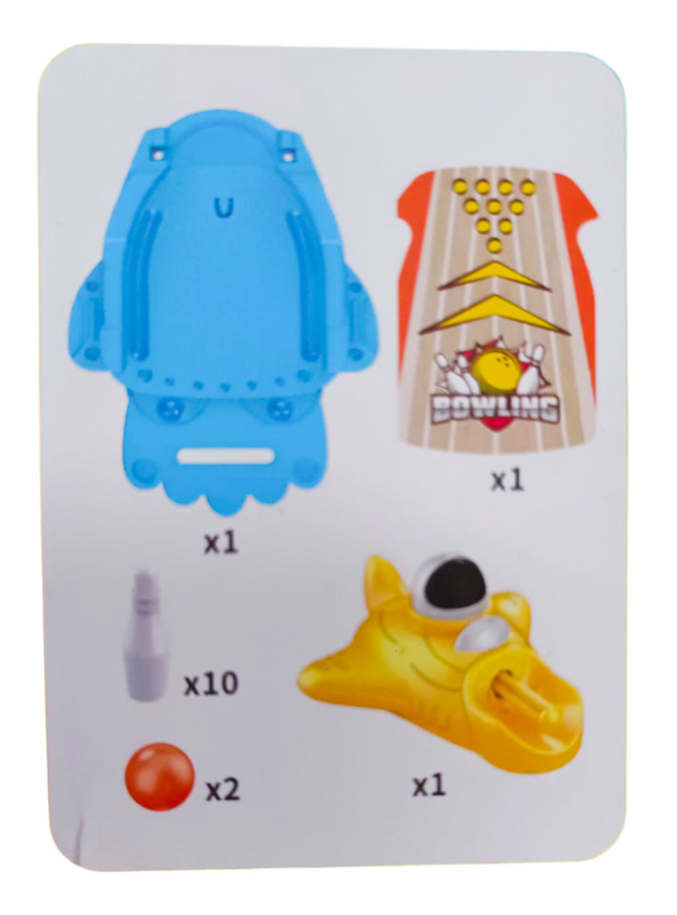 Bowling Desktop Board Toy Set – Fun Game for Adults, Kids & Enthusiasts Alike
