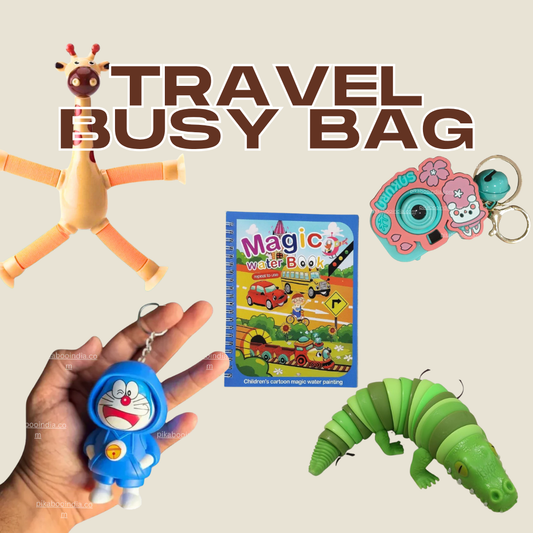 Travel Busy Bag for Toddlers – Fun & Learning On-the-Go Combo Kit