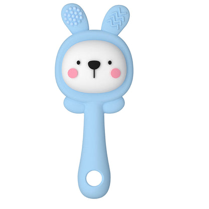 Bunny Silicon Teether Rattle – Soft & Safe for 3M+