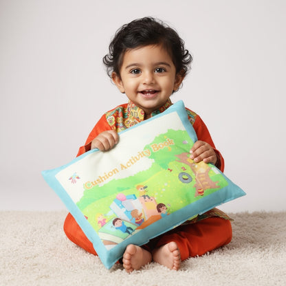 Busy Velcro Activity Cushion Book! – Soft Toy for Toddlers
